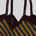 VIPERA Borsa donna Monet Stripes Barolo Curry Blue
