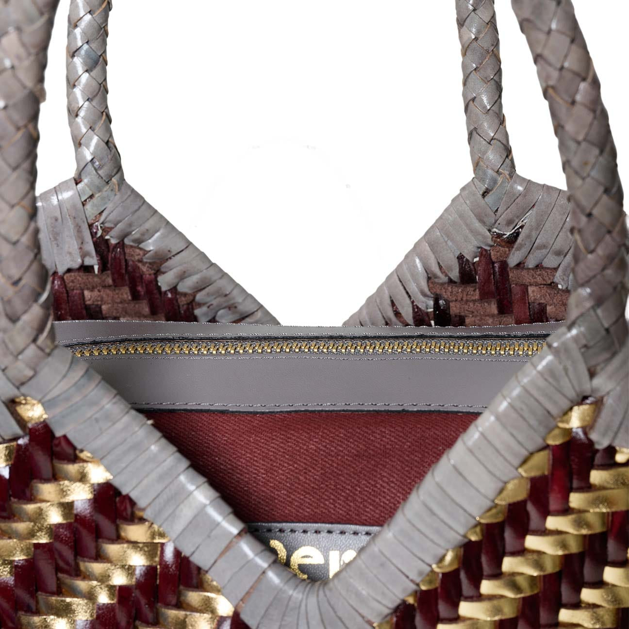 VIPERA Borsa donna Monet Stripes Godl Choco Barolo