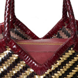 VIPERA Borsa donna Monet Stripes Gold Choco Barolo