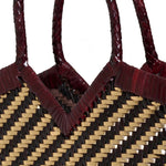 VIPERA Borsa donna Monet Stripes Gold Choco Barolo