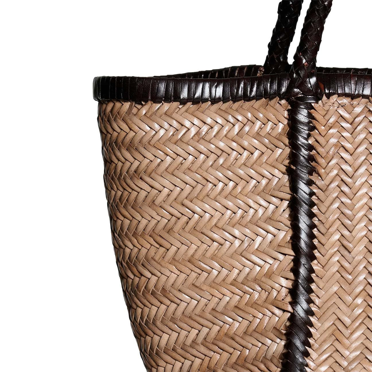 VIPERA Borsa donna Rubens Bicolor Taupe e Choco