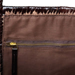 VIPERA Borsa donna Rubens Bicolor Taupe e Choco