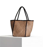 VIPERA Borsa donna Rubens Bicolor Taupe e Choco