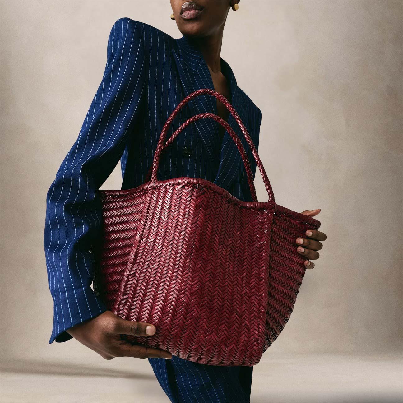 VIPERA Borsa donna Rubens in pelle Barolo