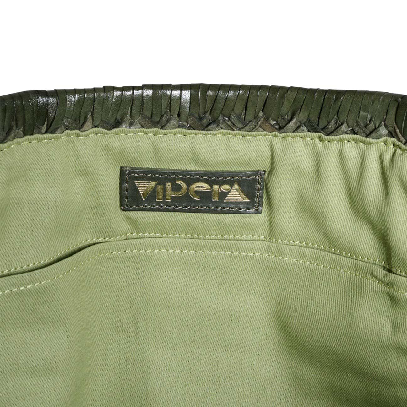 VIPERA Borsa donna Rubens in pelle Verde