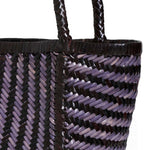 VIPERA Borsa donna Ruby stripes Ardesia Chocolate