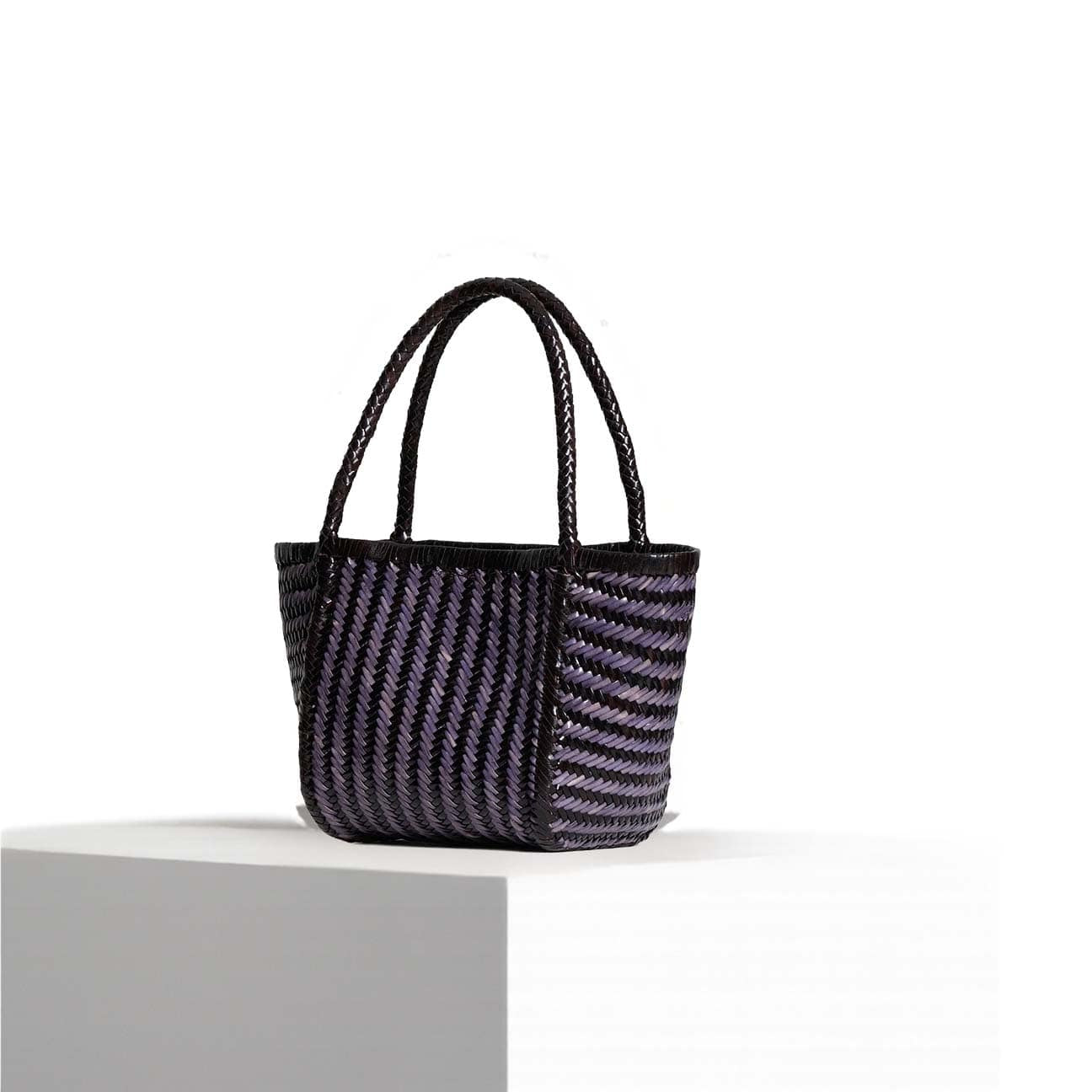 VIPERA Borsa donna Ruby stripes Ardesia Chocolate
