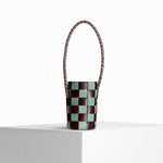 VIPERA Borsa donna Schamat Bordeaux e Verde
