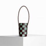 VIPERA Borsa donna Schamat Bordeaux e Verde