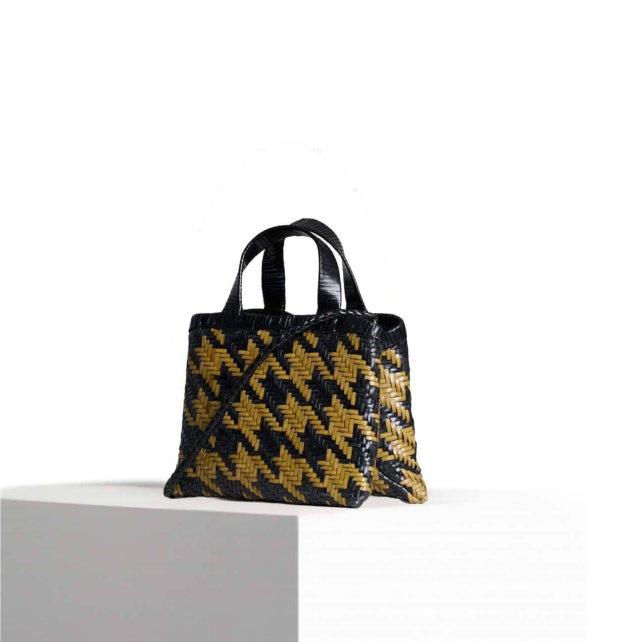 VIPERA Borsa donna Torno Subito Pied de Poule Asfalt Bamboo