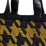 VIPERA Borsa donna Torno Subito Pied de Poule Asfalt Bamboo