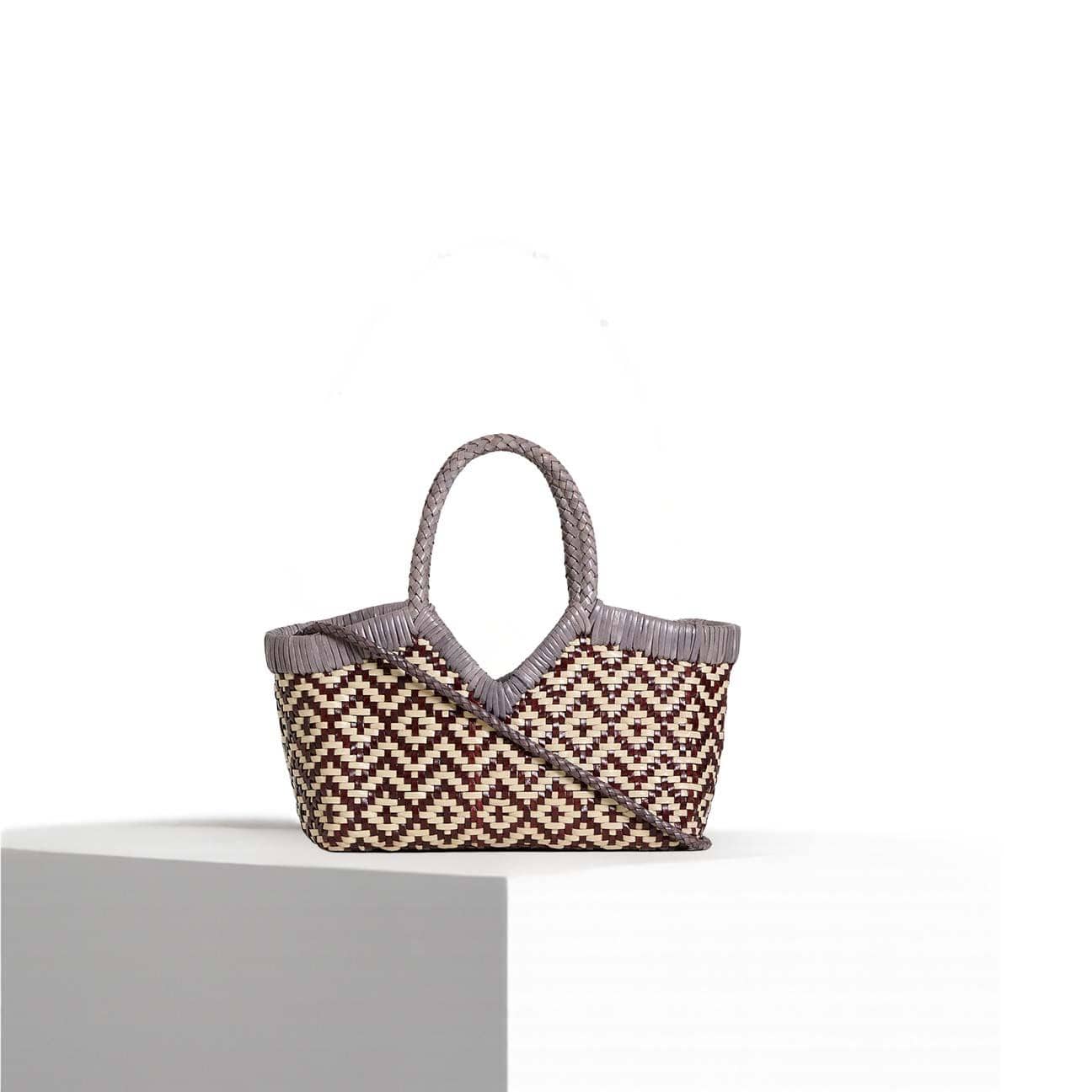 VIPERA Borsa dsonna Monet Flower Barolo Ivory