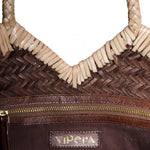 VIPERA Borsa Monet bicolor Choco e Taupe