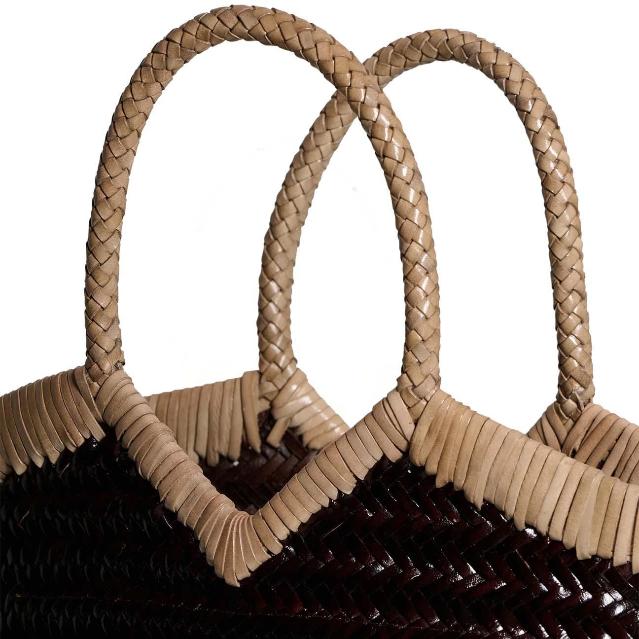 VIPERA Borsa Monet bicolor Choco e Taupe