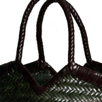 VIPERA Borsa Monet bicolor Moss e Choco