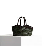 VIPERA Borsa Monet bicolor Moss e Choco