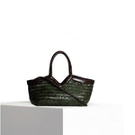 VIPERA Borsa Monet bicolor Moss e Choco