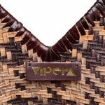 VIPERA Borsa Monet Madras Taupe Chocolate