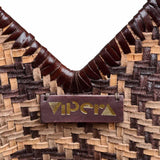 VIPERA Borsa Monet Madras Taupe Chocolate