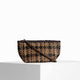 VIPERA Pouch Mondrian Madras Taupe Chocolate Gold
