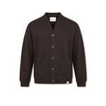 WOC Cardigan uomo in felpa Marrone