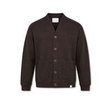 WOC Cardigan uomo in felpa Marrone