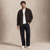 WOC Cardigan uomo in felpa Marrone