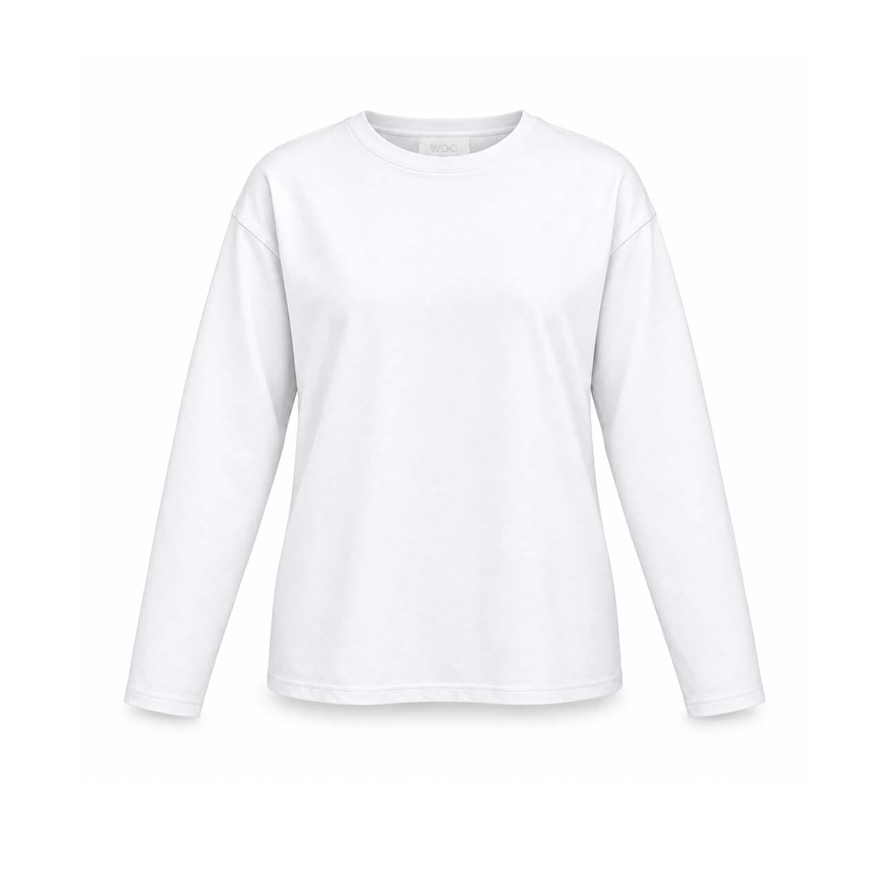 WOC T-Shirt donna in cotone Bianco