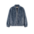 Bomber donna in ecofur Carta da Zucchero