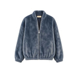 ZOE PARIS Bomber donna in ecofur Carta da Zucchero