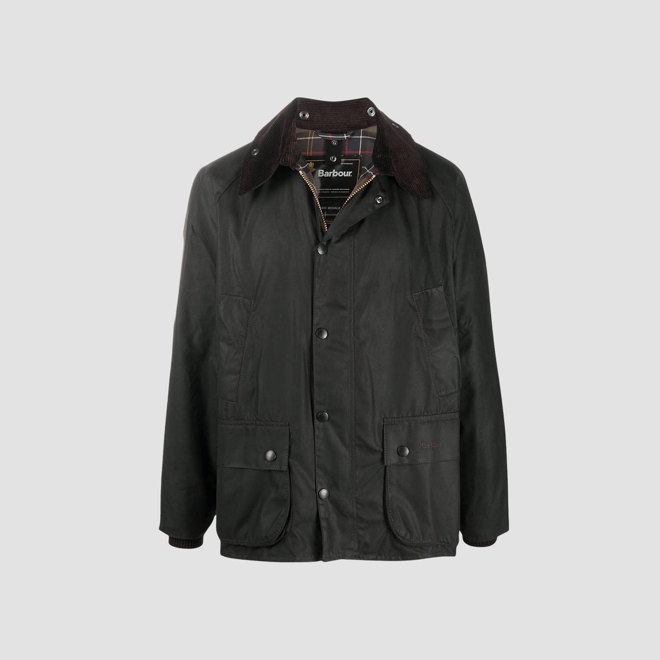 BARBOUR Giubbotto Bedale Wax Olive