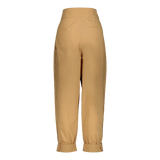 PHILOSOPHY Pantalone Vita Alta Cotone Beige