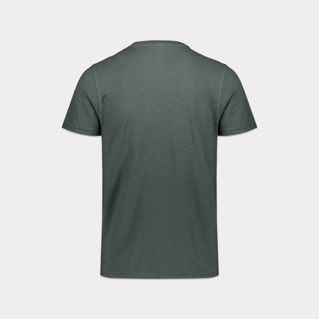 BLEEKER T-Shirt in cotone fiammato Verde Salvia