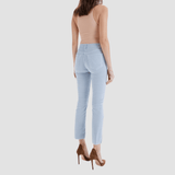 MOTHER Jeans Dazzler Ankle Fray Azzurro