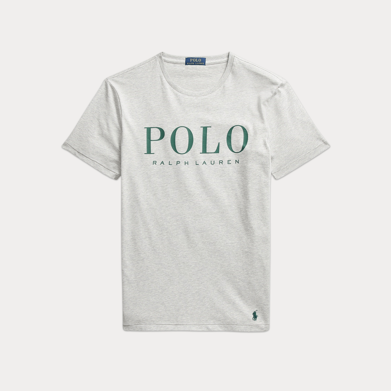 POLO RALPH LAUREN T-Shirt con logo Grigio