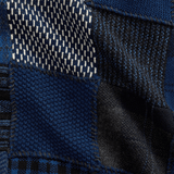 RRL Cardigan patchwork Blue Indaco