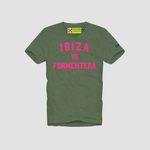 MC2 SAINT BARTH T-Shirt "Ibiza vs Formentera" Verde