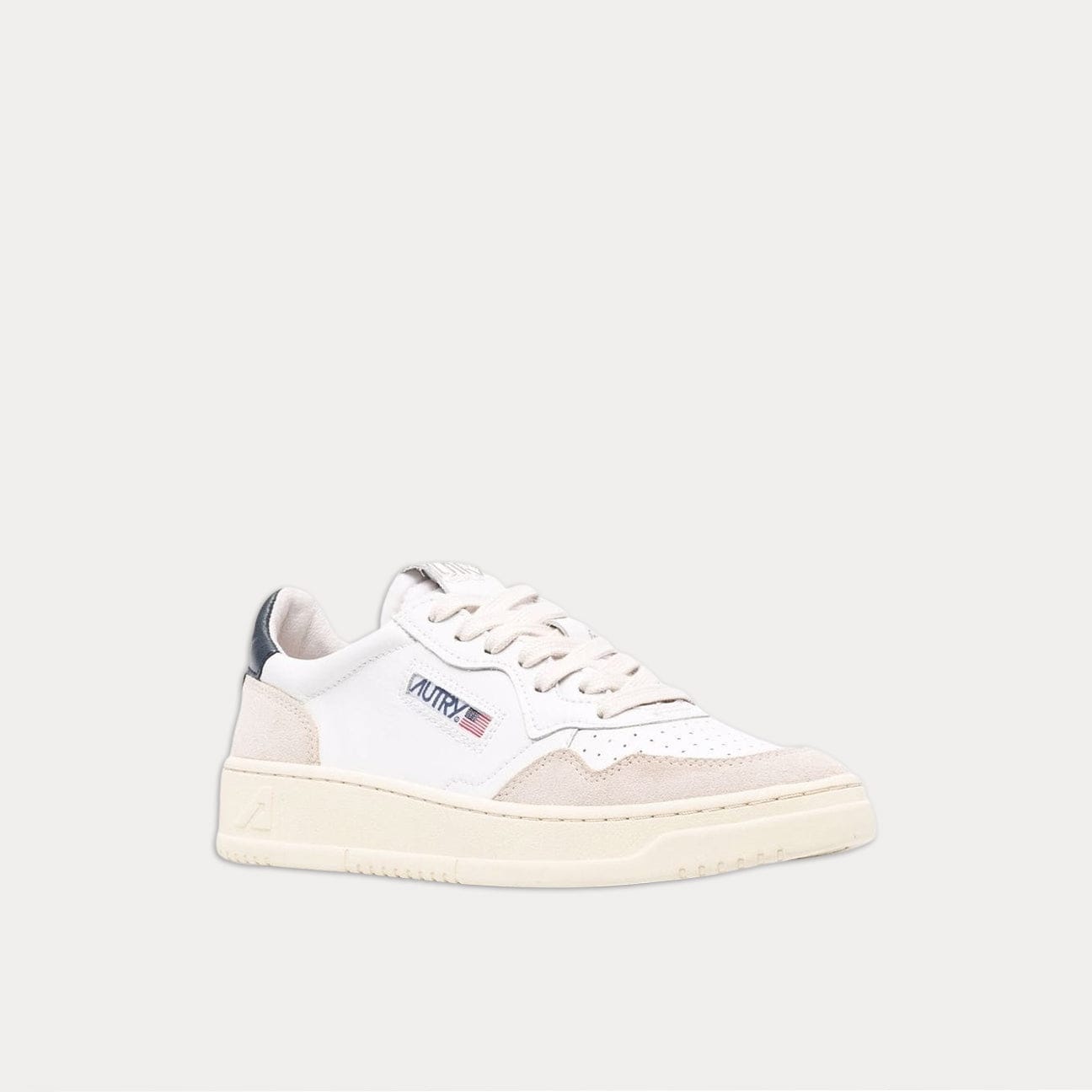 AUTRY Sneakers Medalist Low Bianco Tab Blue
