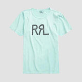 RRL T-shirt Logo Turchese