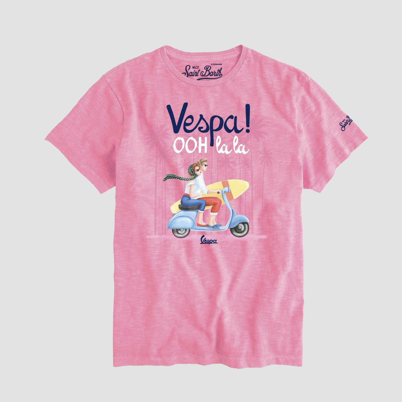 MC2 SAINT BARTH T-shirt Vespa Rosa