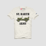 MC2 SAINT BARTH T-Shirt Army by Car Bianco