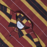 PORTUGUESE FLANNEL Camicia Baviera Work a righe Rosso e Nero