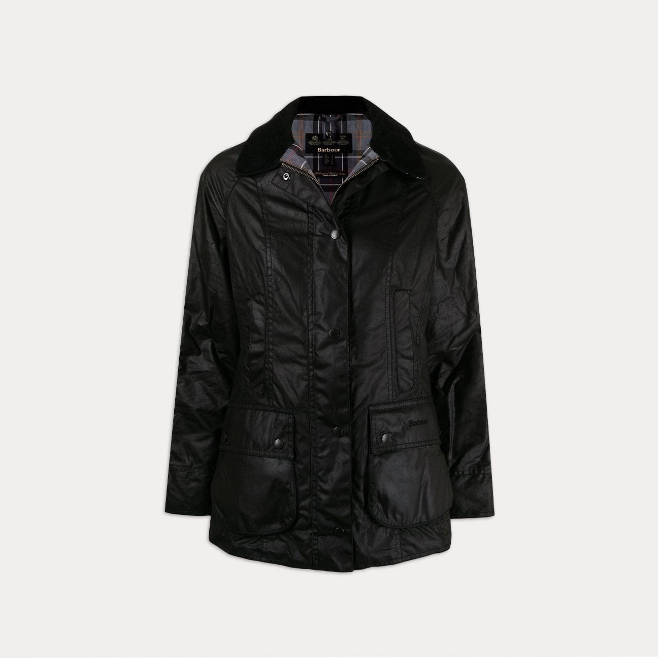 BARBOUR Giacca Beadnell Wax Nero