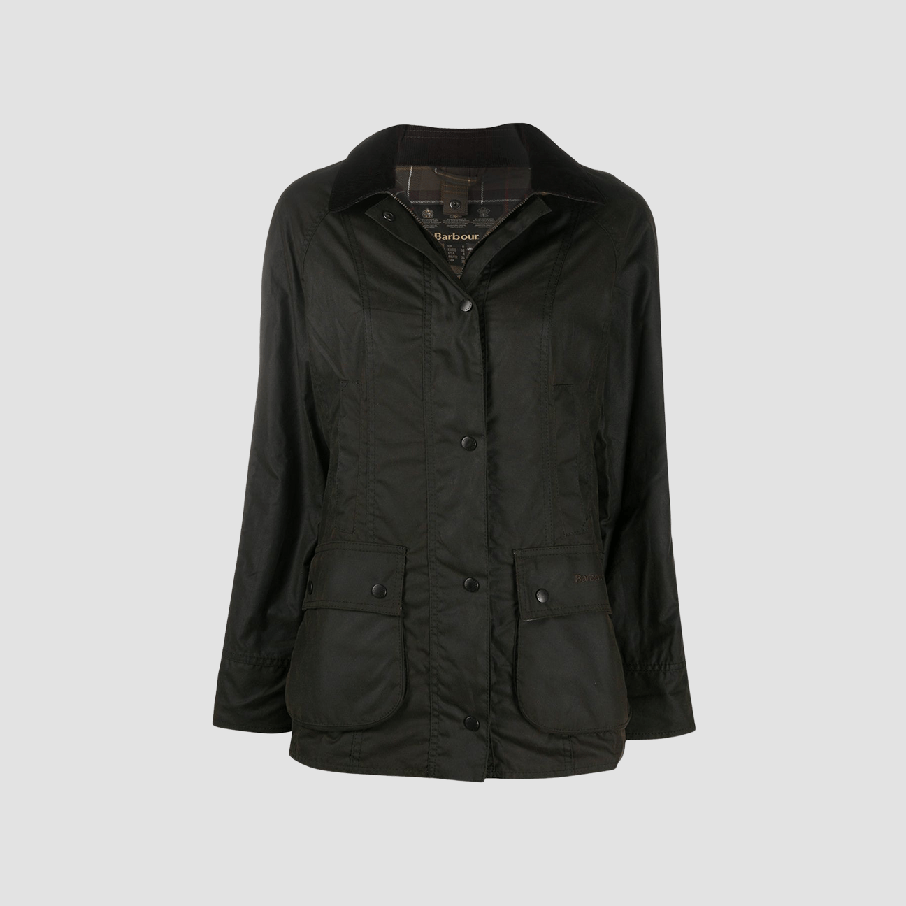 BARBOUR Giacca Beadnell Wax Olive