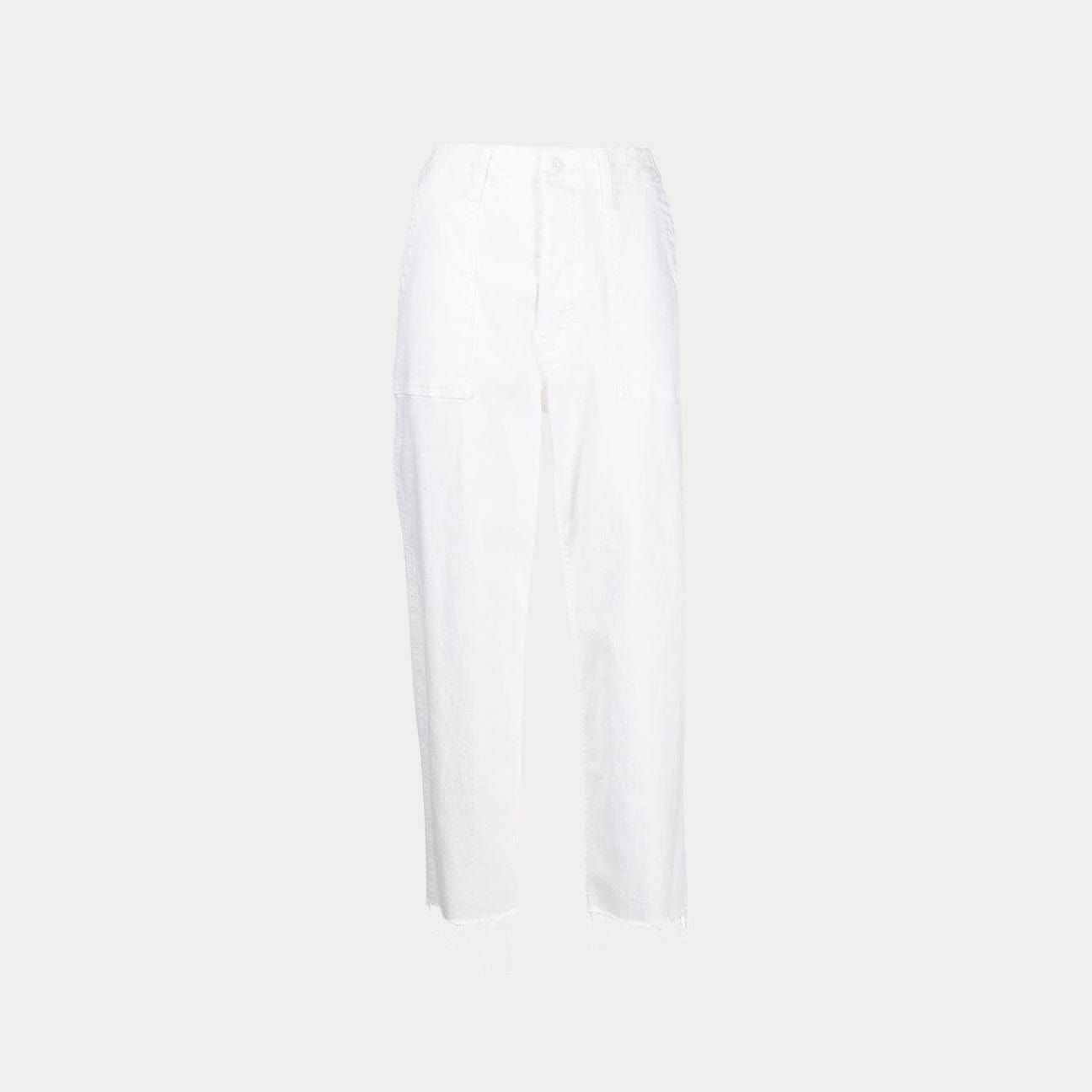 MOTHER Jeans Patch Fot Bianco