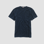RRL T-Shirt con taschino Indaco Blue