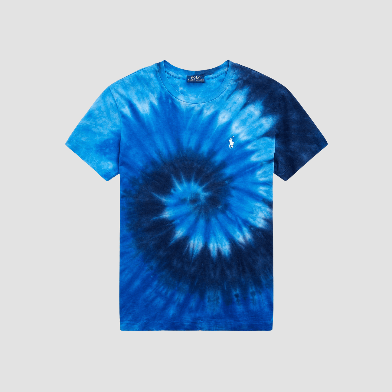 POLO RALPH LAUREN T-Shirt Tie & Dye Blue Oceano