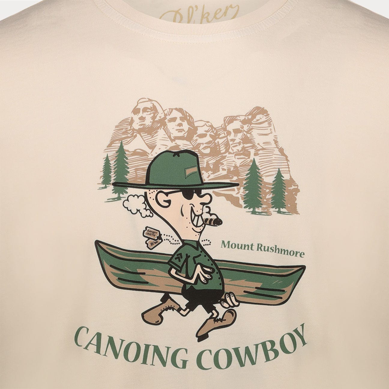 BLEEKER T-Shirt "Canoing Cowboy" Burro