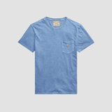 POLO RALPH LAUREN T-Shirt con taschino Azzurro