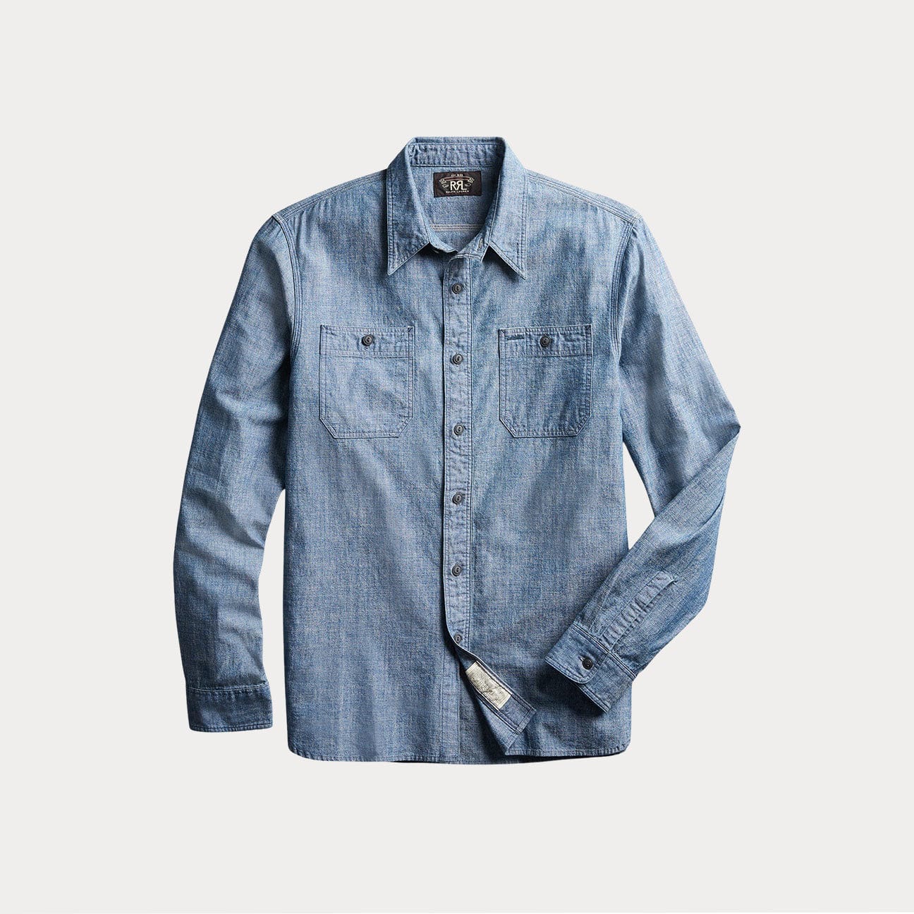 RRL Camicia in chambray Indaco